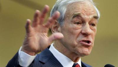 
              FILE - This Feb. 1, 2012 file photo shows then-Republican presidential candidate, Rep. Ron Paul, R-Texas speaking in Las Vegas. Ron Paul is exiting the political stage but his legions o